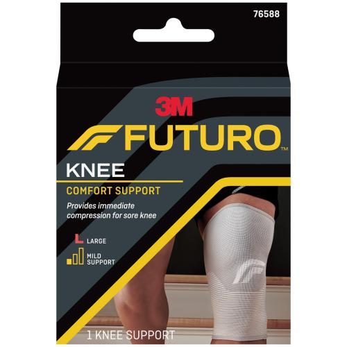 3M Futuro Comfort Knee Support Ελαστική Πλεκτή Επιγονατίδα με Λεπτό & Εύκαμπτο Σχεδιασμό 1 Τεμάχιο - Large